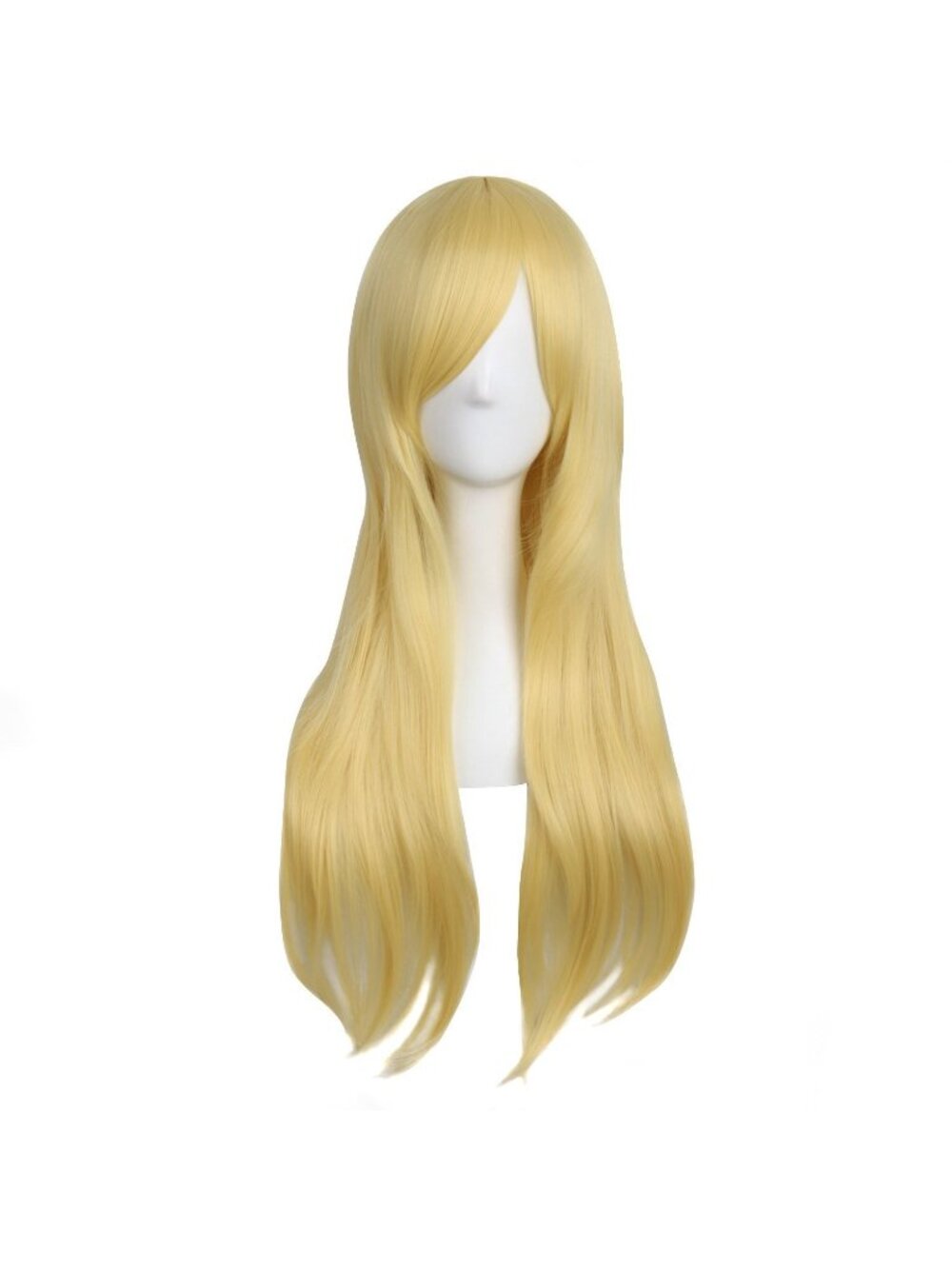 Women's Gold 28" 70cm Long Curly Ends Costume Cosplay Modern Hair Wig